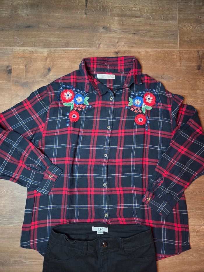 Pantalon noir et chemise zara 12 ans - photo numéro 2