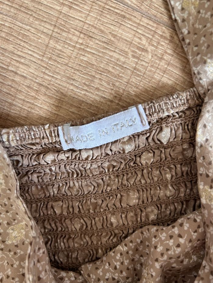 Robe longue à bretelles Made in Italy taille unique bon état (avec défaut) - photo numéro 9