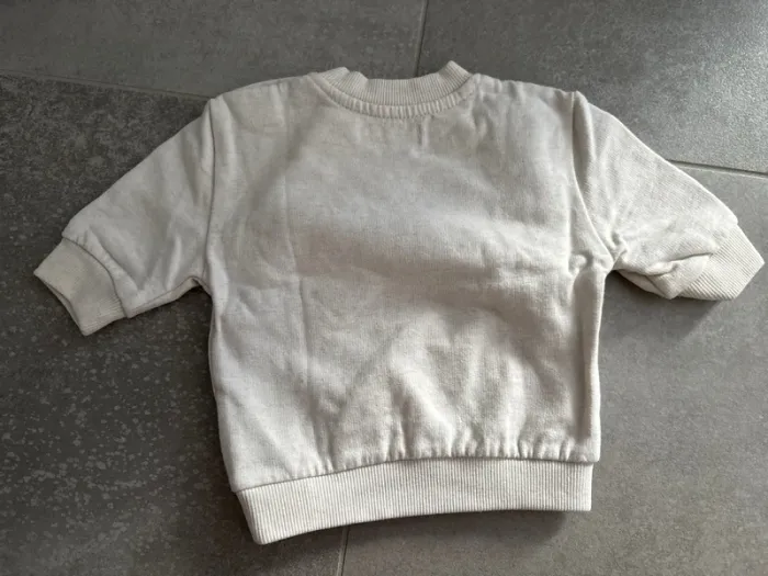 Sweat beige panda 3 mois - photo numéro 2