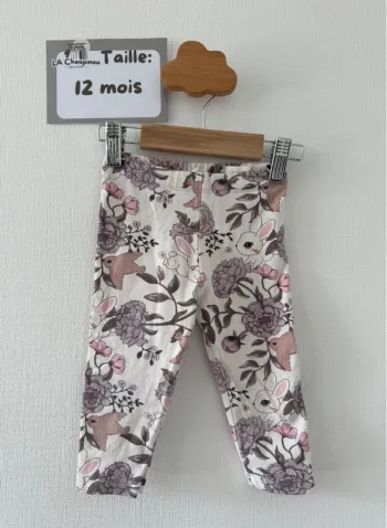 Legging lapin - taille 12 mois 80 cm 🌸
