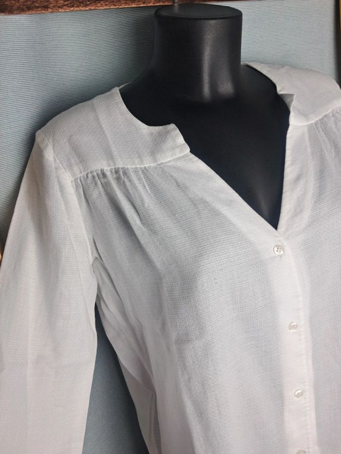 Balzac blouse été blanc T.36/38 en tbe - photo numéro 2