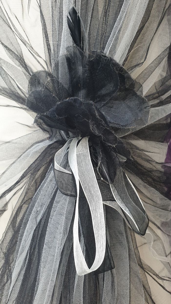 Robe de Mariée noire et blanche - photo numéro 6