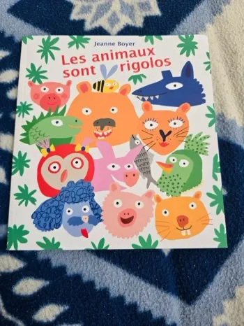 livre les animaux sont rigolos