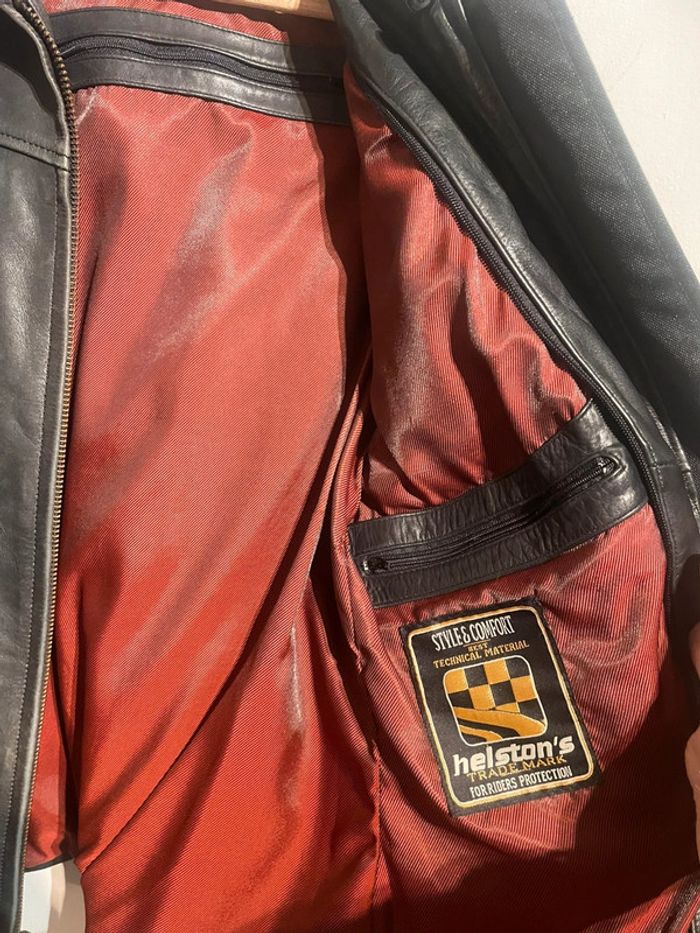 Veste moto vintage Helston’s - photo numéro 10