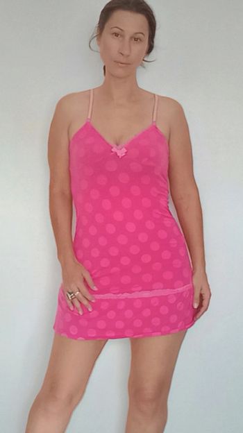 Nuisette rose babydoll