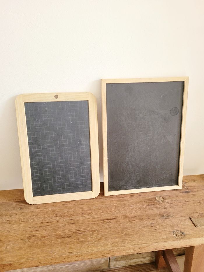 Lot de 2 ardoises - photo numéro 1