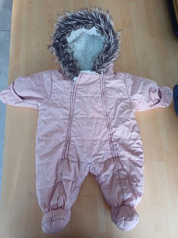 Combinaison fille rose 0-3 mois