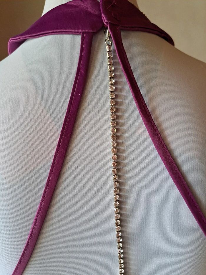Robe satinée bijou - photo numéro 4
