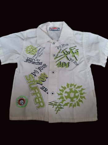 Chemise manches courtes 24 mois