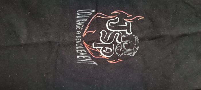 T-shirt jeune sapeurs pompiers - photo numéro 2