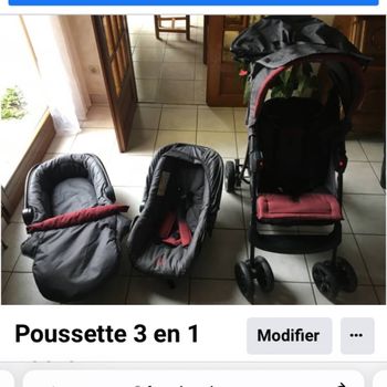 Poussette 3 en 1