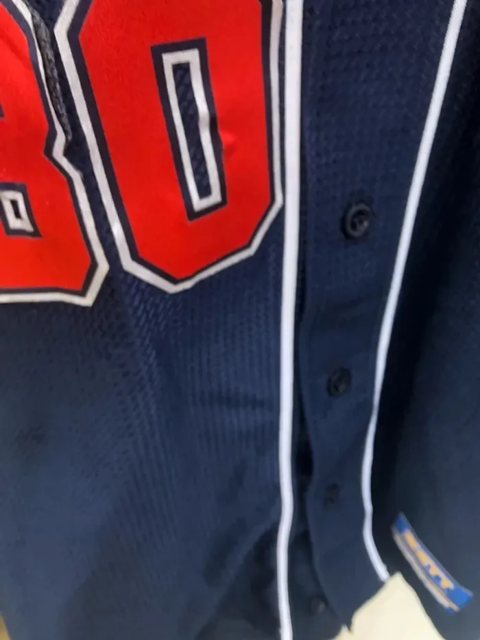 Zett rare Maillot japanese baseball jersey Japan Mens L - photo numéro 5