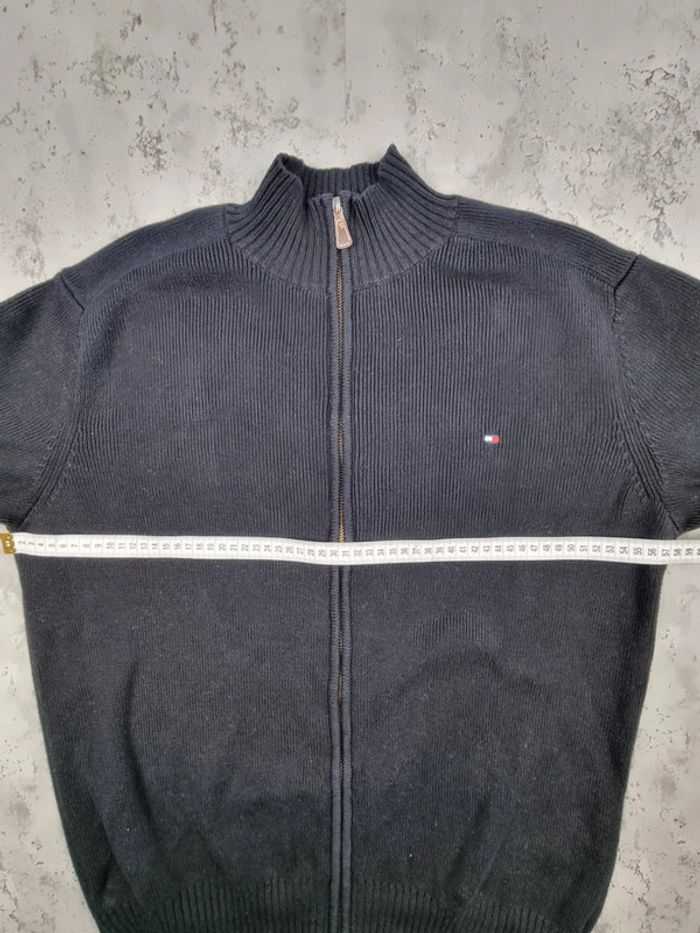Veste zippée Tommy Hilfiger noire – Taille L Homme (mesures en photos) - photo numéro 10