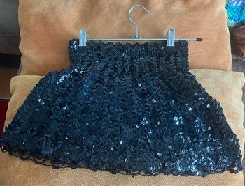 Jupe sequin noire