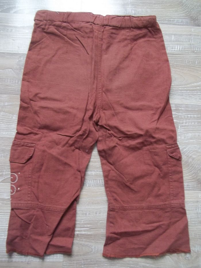 Pantacourt lin marron Kiabi 126 cm - photo numéro 4