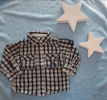 Chemise à carreaux 18mois