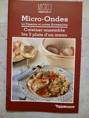 livret recettes  la passoire et autres accessoires Tupperware