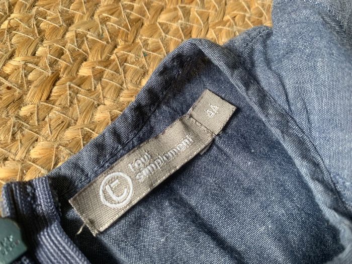 Combishort combinaison bleu denim Tout simplement 4 ans - photo numéro 4
