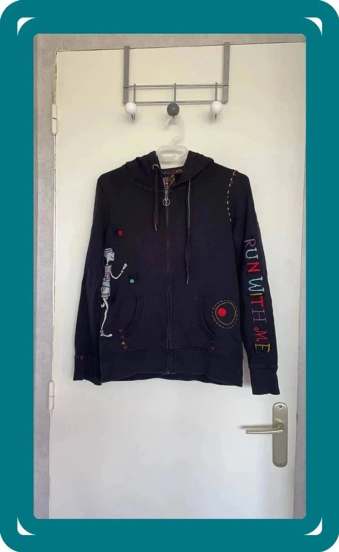 Sweat-shirt capuche noir