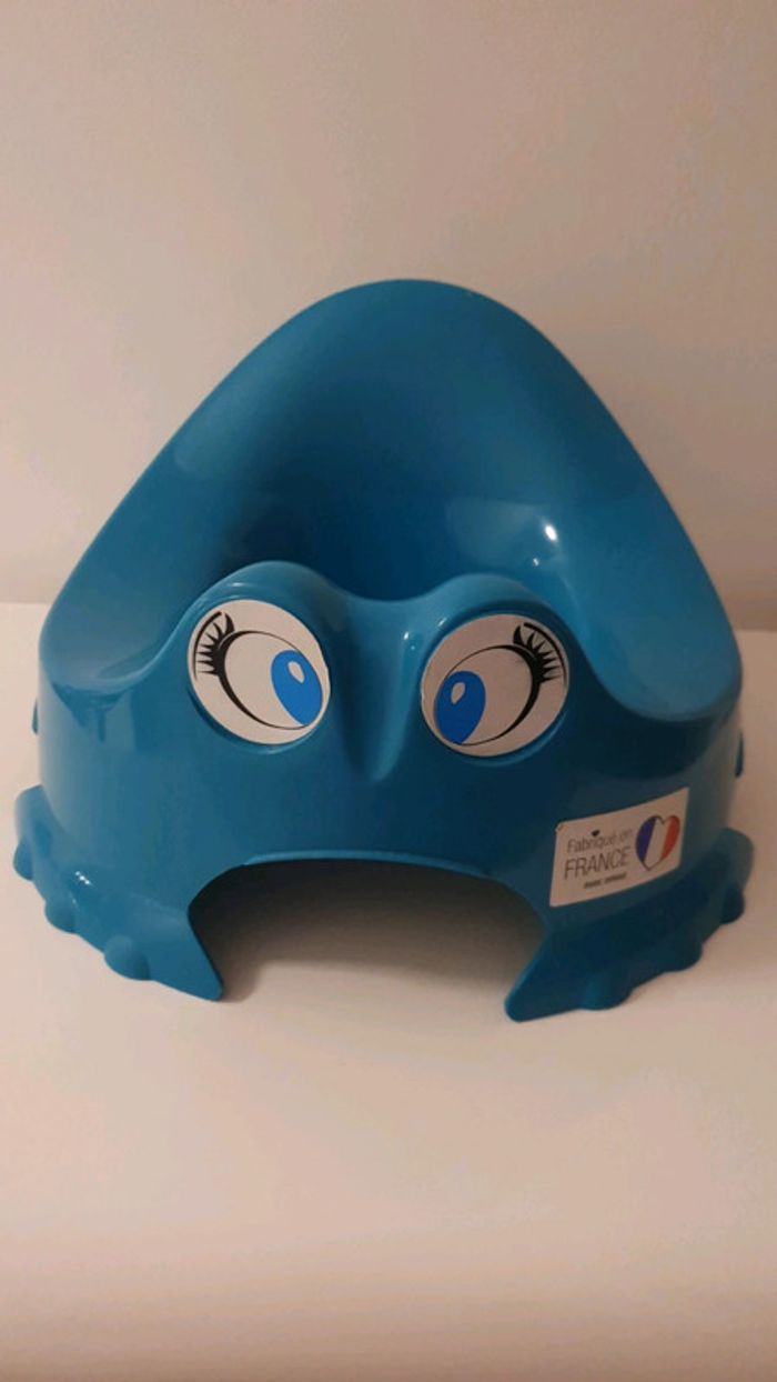 Pot rigolo bleu - vert