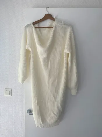 Robe pull blanc