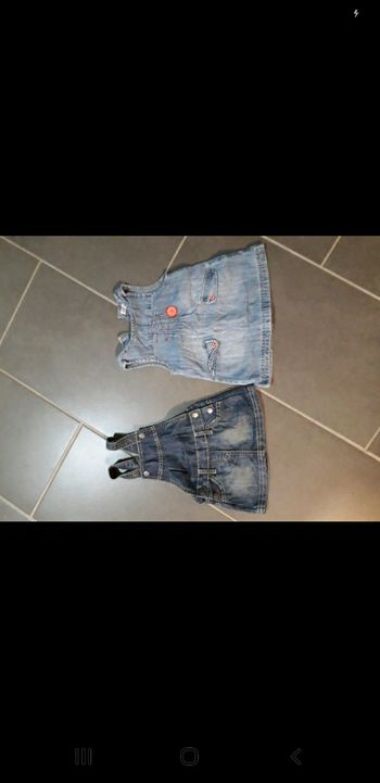 Robes en  jean 6 mois