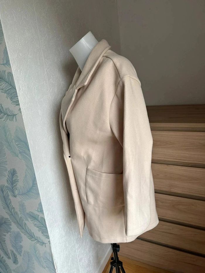 Manteau beige neuf shein - taille M (petit) - photo numéro 4
