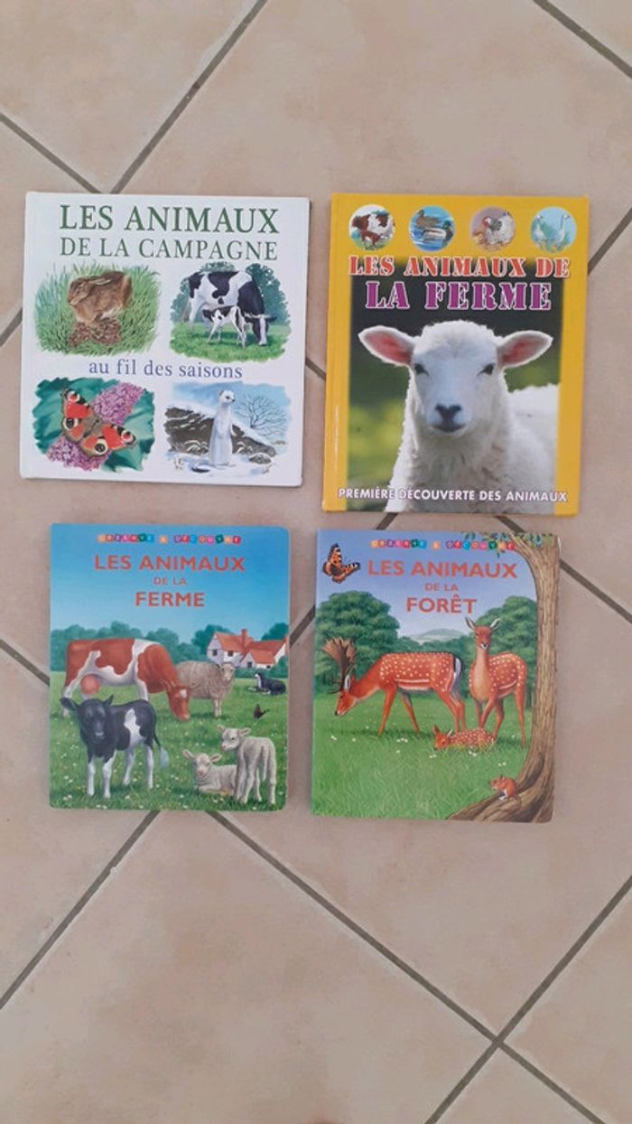 4 livres dont 2 livres cartonnés