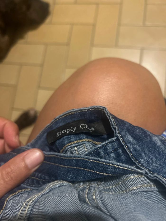 Salopette en jean femme Simply chic - photo numéro 4