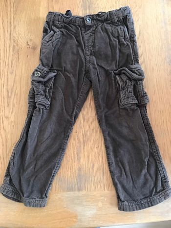 Pantalon cottelé cargo obaibi
