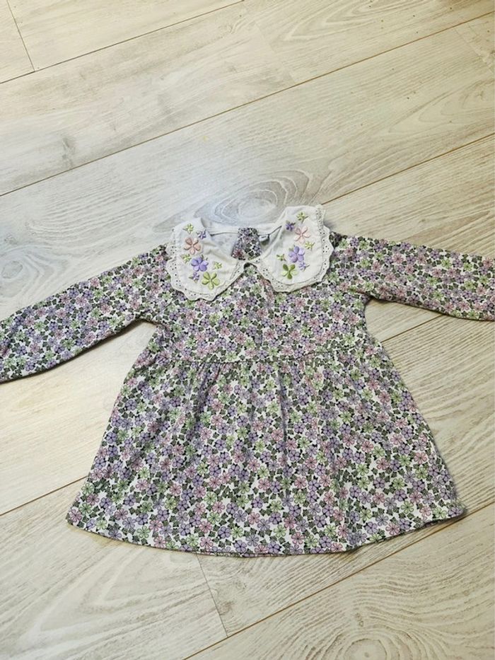 Ensemble Chemisier tunique avec pantalon bébé 18 mois - photo numéro 2