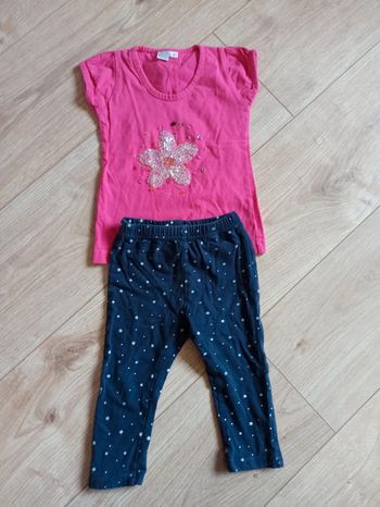 Ensemble legging t-shirt fille