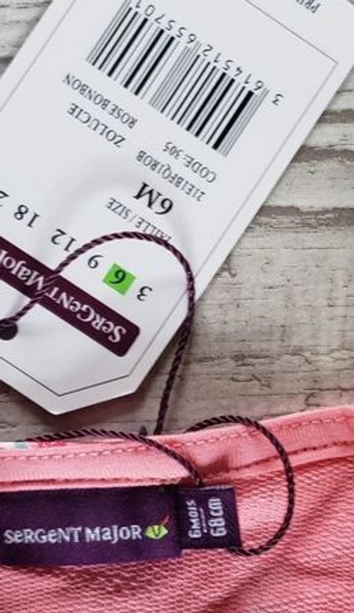 Robe 6 mois rose Sergent Major - photo numéro 3