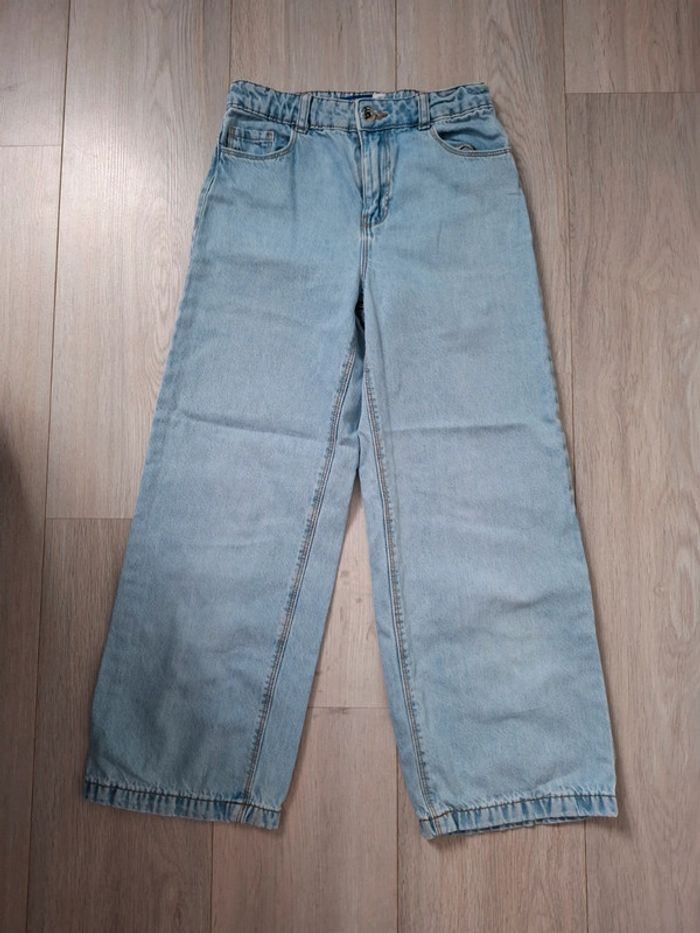 Jean large wild Okaïdi 10 ans bleu clair fille