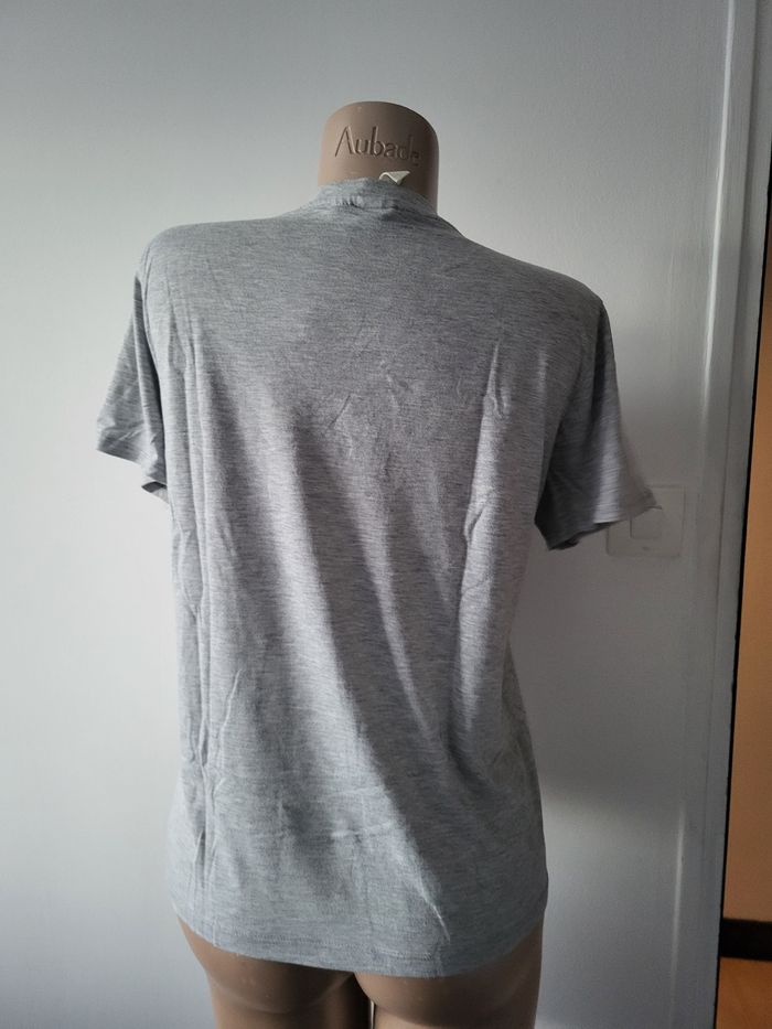 T shirt tete de Mickey gris - photo numéro 2