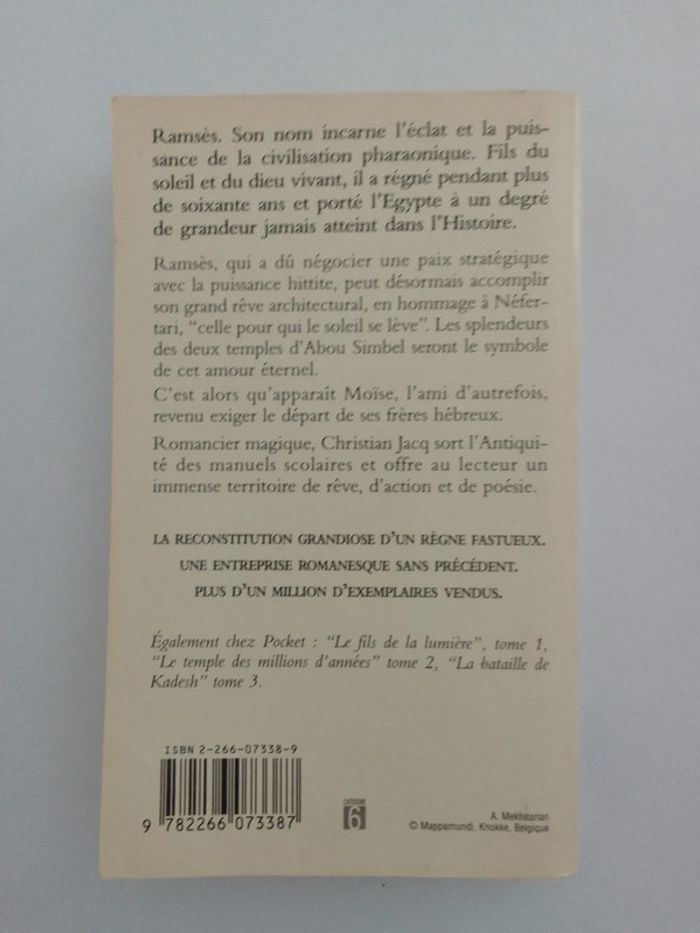 Christian Jacq - Ramsès Tome 4 - photo numéro 2