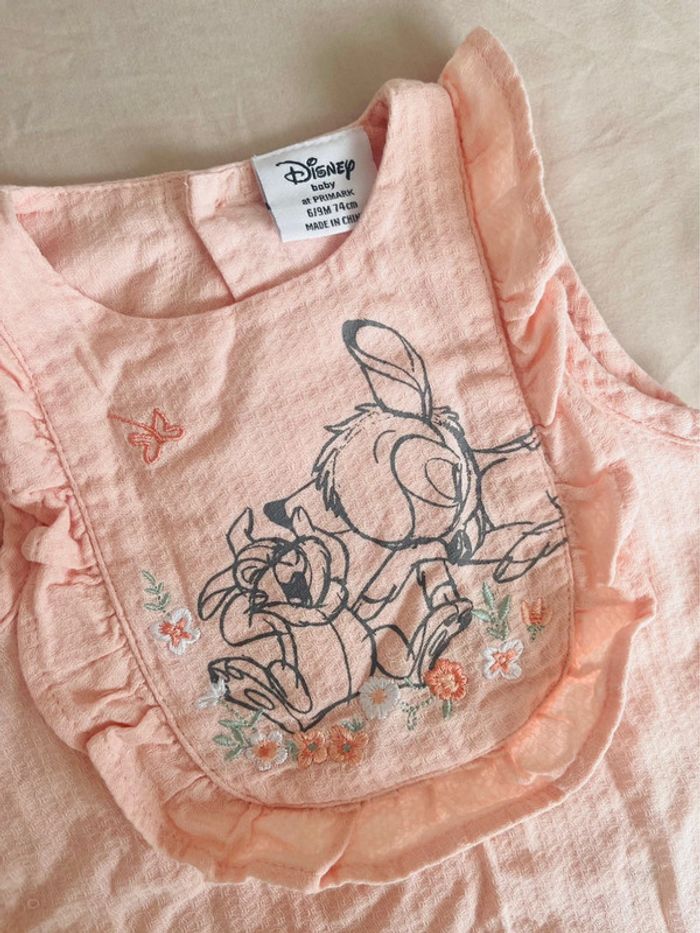 Salopette rose clair bambi Disney baby at Primark 6/9mois 74cm - photo numéro 3