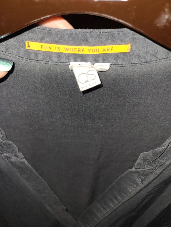 Blouse gris effet vieilli taille s.olivers - photo numéro 3
