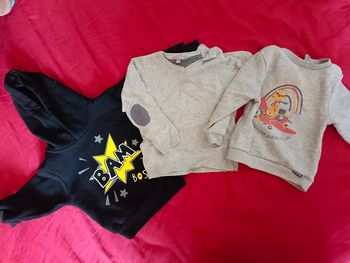 Lot de 3 pulls taille 18mois