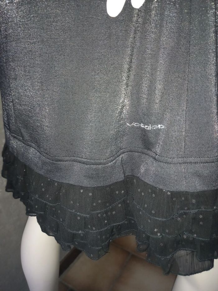 robe noire brillante argenté voodoo taille 42 - photo numéro 3