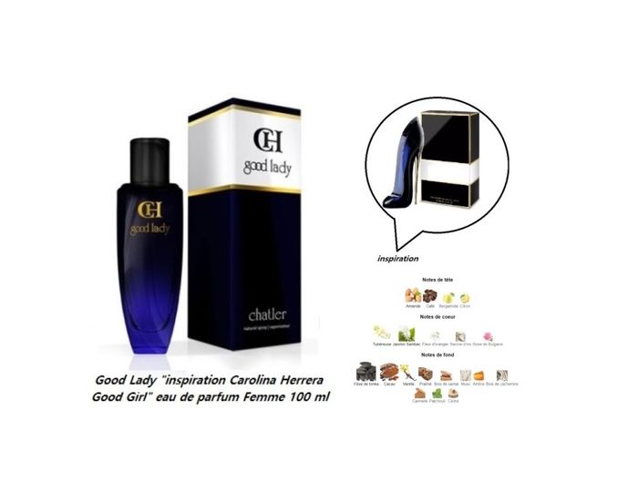 Good Lady "inspi Carolina Herrera Good Girl" eau de parfum Femme 100 ml - photo numéro 2