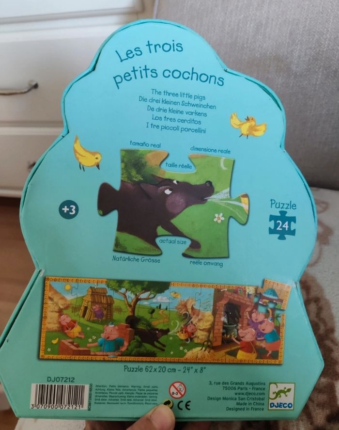 Les trois petits cochons Puzzle - photo numéro 2