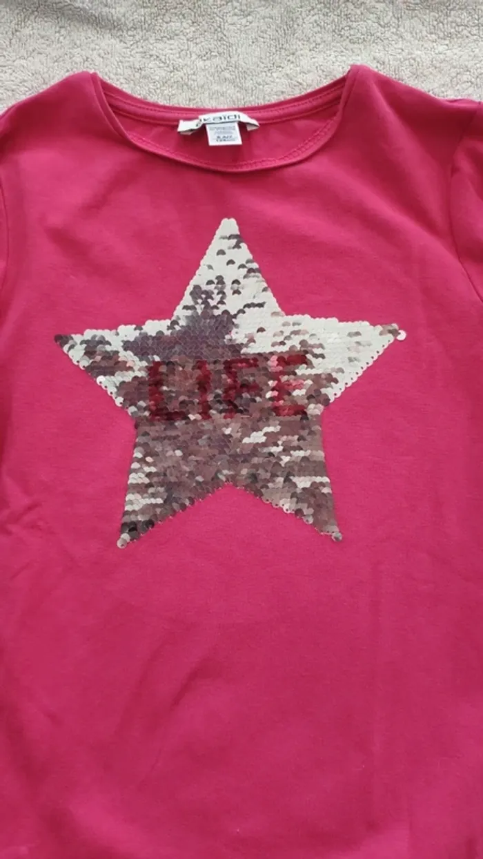 T-shirt okaidi manches longues 8 ans - photo numéro 2