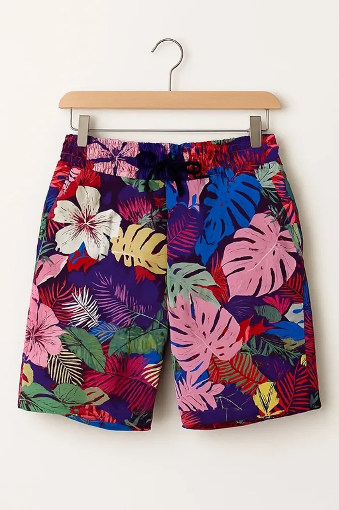 Short de bain homme tropical Zara Taille M 🌺🩳