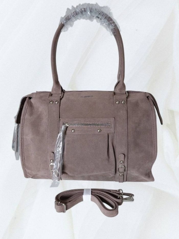 Sac bowling large taupe Flora Co