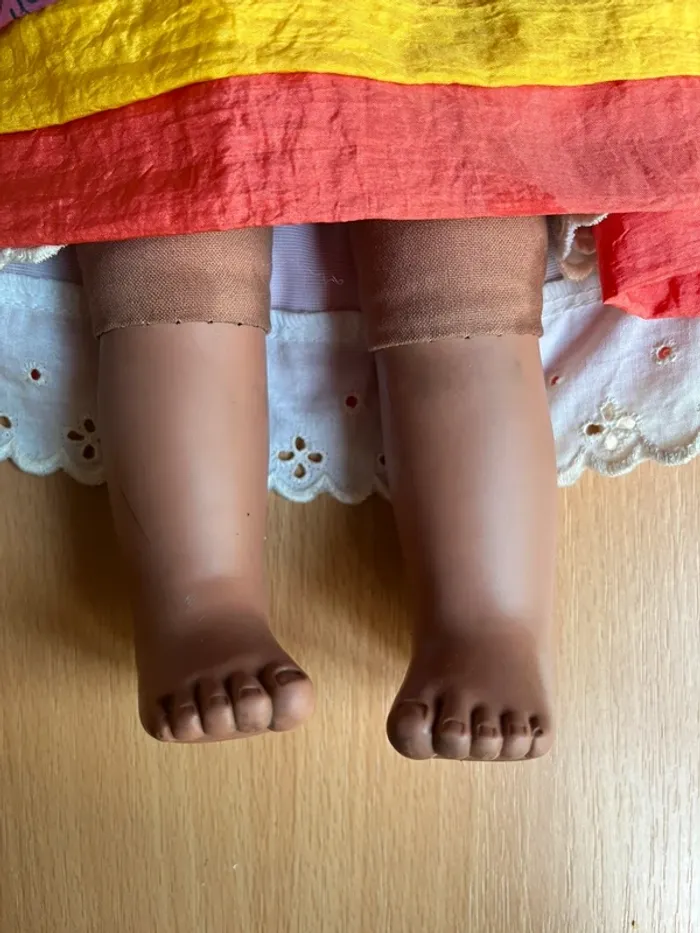 Poupée Corolle Canelle – 52 cm – 1989 – Très bon état – Robe d’origine - photo numéro 6