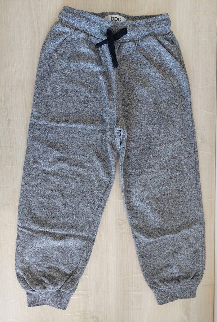 Lot de 2 pantalons de jogging gris garçon 7ans - photo numéro 4