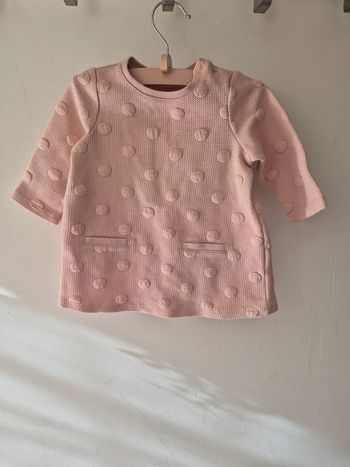 Robe en jersey Jacquard rose pâle H&M - 6 mois