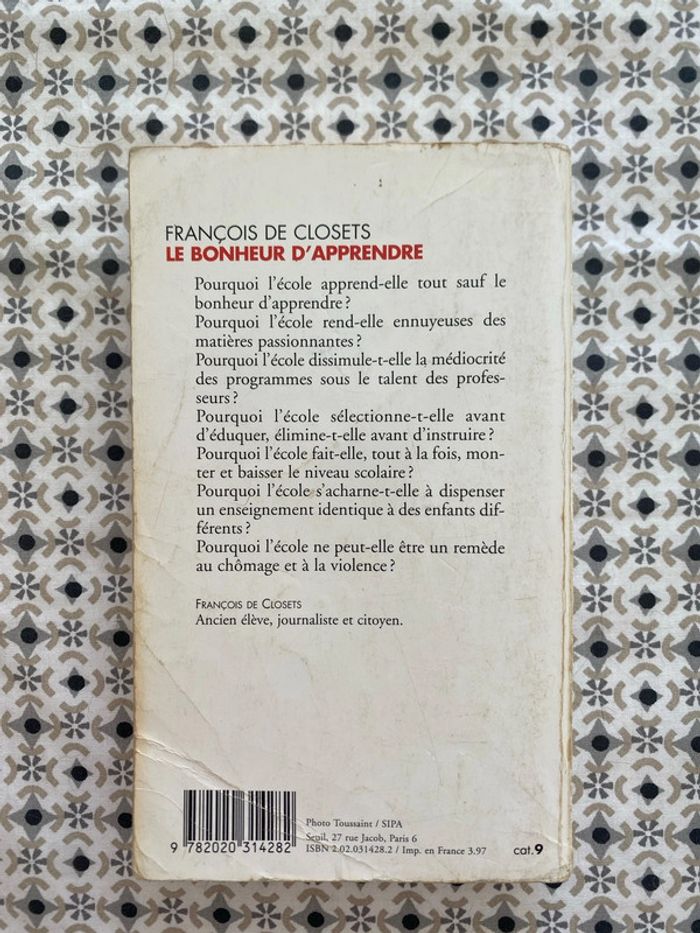 Le bonheur d’apprendre de François Closet - photo numéro 2