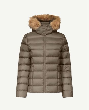 Doudoune femme Jott  grand luxe Taupe